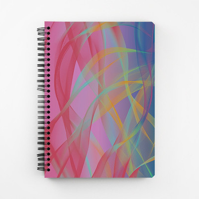 

RAYITE A5 Diary(Tipsy Lines, Multicolor)