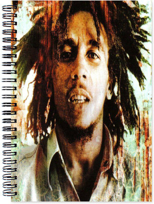 

VenTechno A5 Diary(Bob Marley Wirebound Ruled Paper Sheets Personal and Office Stationary Notebooks Diary, Multicolor)