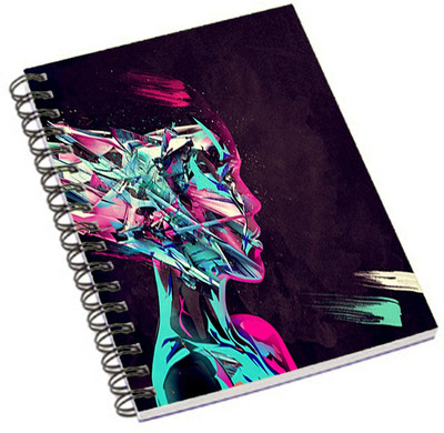 

Shopmania A5 Notebook(DESIGNER PRINTED NOTEBOOK, Multicolor)