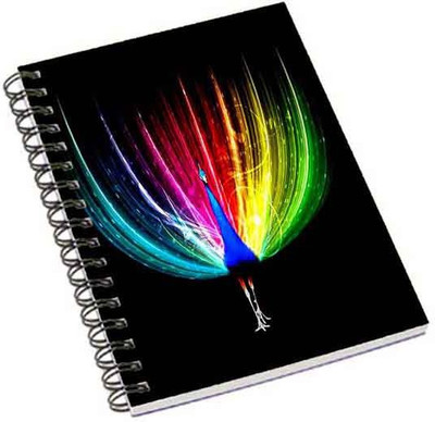 

Shopmania A5 Notebook(Peacock, Multicolor)