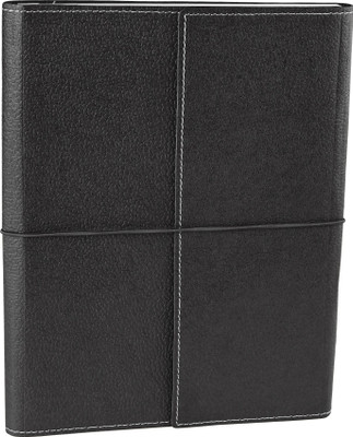 

Eco-Leatherette B5 Journal(Handcrafted, Black)