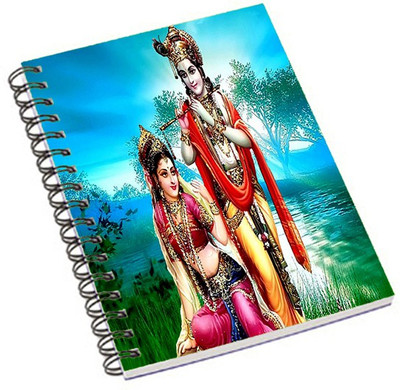 

Shopmania A5 Notebook(Radha Krishna 1, Multicolor)