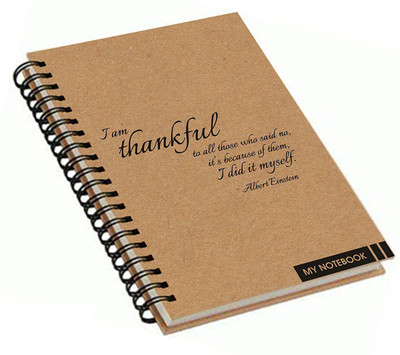 

Printelligent A5 Notebook(Printelligent, Khaki)
