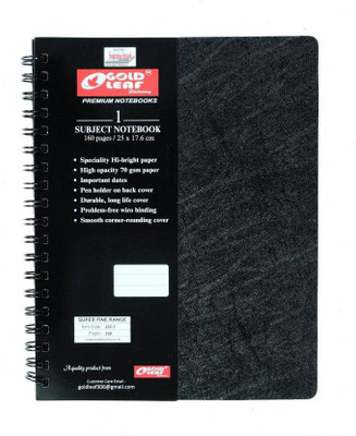 

Neo Gold Leaf B5 Notebook(1 Subject, Black)