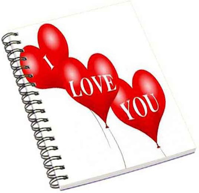 

Shopmania A5 Notebook(I love You, Multicolor)