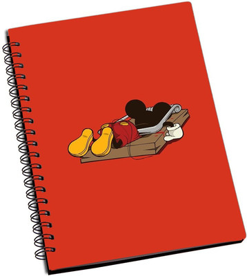 

Rangeele Inkers A5 Notebook(Mickey trapped, Multicolor)