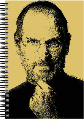 

Art Emporio A5 Notebook(Steve Jobs Portrait, Multicolor)