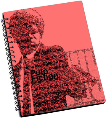 

Rangeele Inkers A5 Notebook(Pulp Fiction Typography, Multicolor)