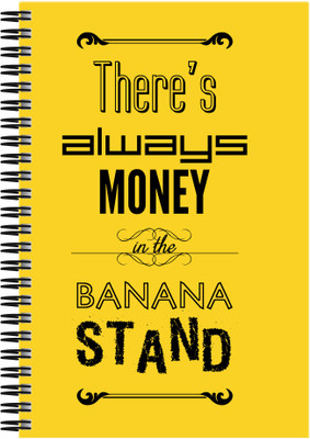 

Art Emporio A5 Notebook(There is always Money, Multicolor)