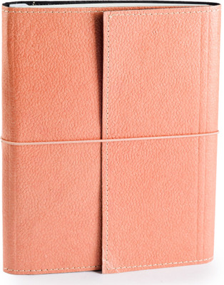 

Eco-Leatherette A5 Journal(Handcrafted, Sugar Coral)