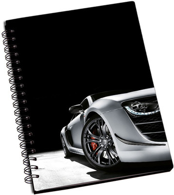 

Rangeele Inkers A5 Notebook(Fast Grey car, Multicolor)