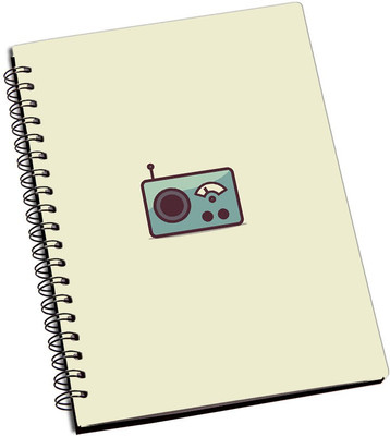 

Rangeele Inkers A5 Notebook(Vintage Radio, Multicolor)