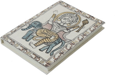 

Store Indya Regular Journal(Traditional Indian Hand Crafted Cardboard, White)