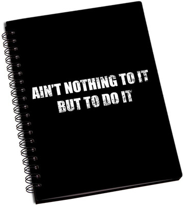 

Rangeele Inkers A5 Notebook(Have To Do it, Multicolor)