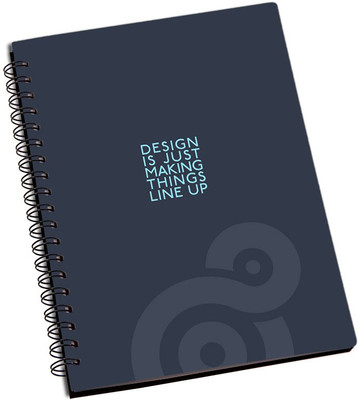 

Rangeele Inkers A5 Notebook(Designers Quote, Multicolor)