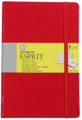 

Viva Global A6 Journal(Esprit, Red)