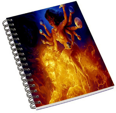 

Shopmania A5 Notebook(Maa Durga, Multicolor)