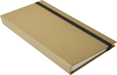 

Rubberband Regular Notebook(Container Folio Dark Biege, Beige)