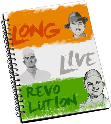 

ShopMantra A5 Notebook(Long Live The Revolution Notebook, Multicolor)