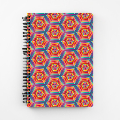 

RAYITE A5 Diary(Pentagon Rangoli, Multicolor)