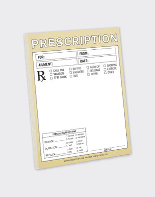 

Knock Knock A4 Note Pad(Prescriptons, Multicolor)