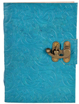 

Craft Club Regular Diary(leatehr diary with emboos and lock, Light Blue)