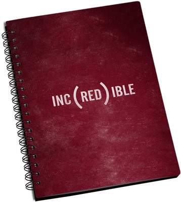 

Rangeele Inkers A5 Notebook(INC(RED)IBLE, Multicolor)