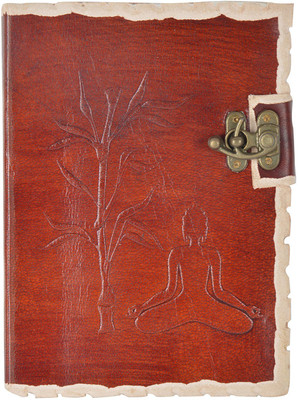 

Hare Krishna Handicrafts Regular Diary(Budha Tree Decklege Leather Diary, Brown)