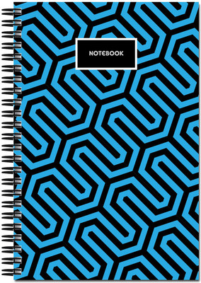 

Art Emporio A5 Notebook(Blue Tiles, Blue)