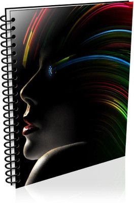 

VenTechno A5 Diary(Black Theme A5 - Diary (Spiral Bound), Multicolor)