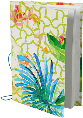 

Rajrang Book-size Diary(Handmade Paper, Green, Blue), Blue;green