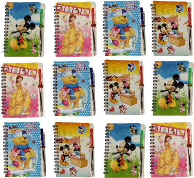 

Parteet A6 Diary(Cartoon, Multicolor, Pack of 12)
