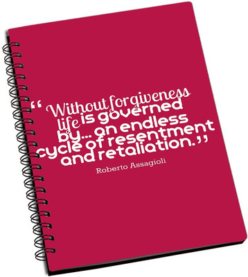 

Rangeele Inkers A5 Notebook(Forgiveness Quotes, Multicolor)