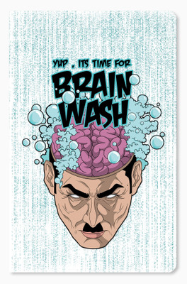 

The Design Junction A5 Notebook(BrainWash, Multicolor)