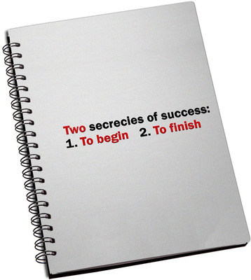 

Rangeele Inkers A5 Notebook(Finsh Wat You Start, Multicolor)