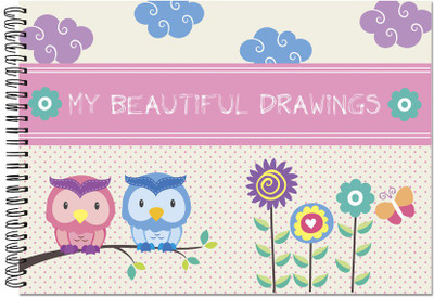 

Little Jamun A4 Notebook(Sketch Book - Owls, Multicolor)