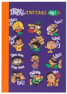 

Chumbak A6 Notebook(Things Indians Say, Multicolor)