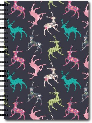

Nourish A6 Notebook(A6 Size Plain Pages Colourful Graphic Diary, Multicolor)