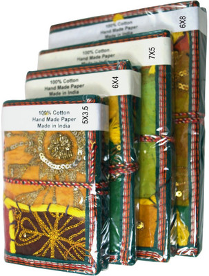 

R S Jewels Regular Diary(New Collection :: Handcrafted ::Handmade Paper, Multicolor)