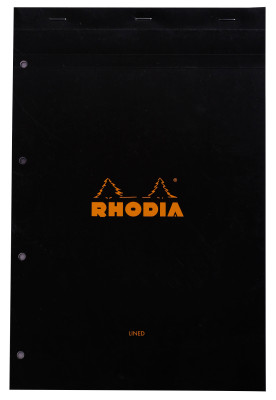 

Rhodia A4 Note Pad(Basics Black - A4+ - 318 mm x 210 mm, Black)