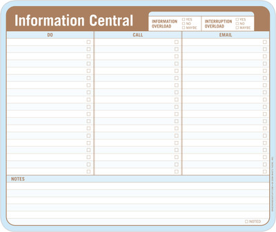 

Knock Knock Regular Note Pad(Information Central Mousepad, Multicolor)
