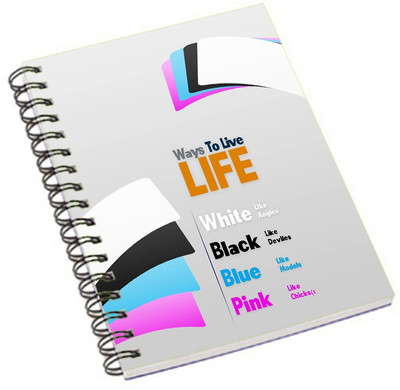 

Shopmania A5 Notebook(DESIGNER PRINTED NOTEBOOK, Multicolor)