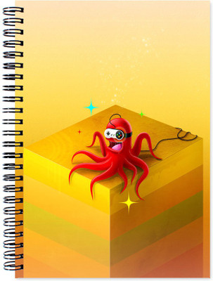 

VenTechno A5 Diary(3D Designer Wirebound Ruled Paper Sheets Personal and Office Stationary Notebooks Diary, Multicolor)