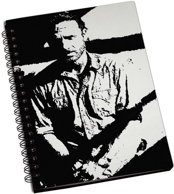 

Rangeele Inkers A5 Notebook(Walking Dead andrew lincoln Sketch, Multicolor)