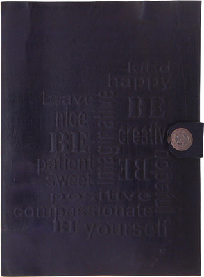 

Craft Play A5 Diary(Be Yourself Emboss With Tich Button, Purple)