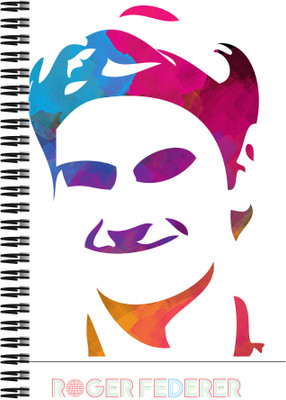 

Art Emporio A5 Notebook(Roger Federer Art, Multicolor)