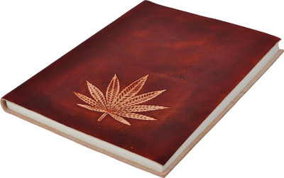 

Lal Haveli Regular Diary(Handmade Paper Leather Notebook Office Diary Notepad Journal Book, Brown)