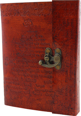 

Store Indya A5 Diary(Handcrafted Gift Set, Brown)
