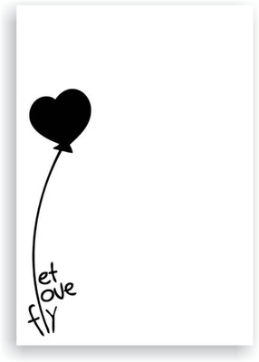 

Goodwork A6 Notebook(Let Love Fly, White)