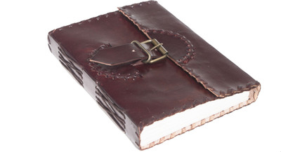 

Pranjals House A7 Journal(Pure Genuine Real Vintage Leather Handmadepaper Notebook Dairy For office Home to Write Poem Daily Update - Brown Size of 8*6, Brown)